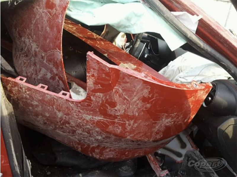Illustration for article titled Someone Already Turned An Alfa Romeo Giulia Into $225 Worth Of Rubble
